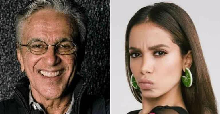 Caetano Veloso e Anitta - Instagram / Reprodução