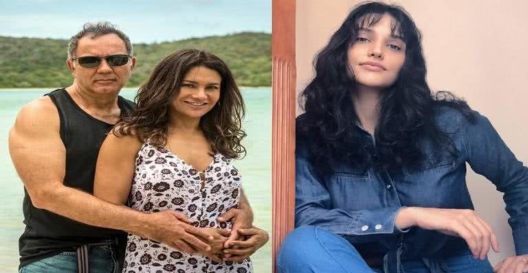 Humberto Martins, Dira Paes e Débora Nascimento em 'Verão 90' - (Foto: Divulgação/ Globo)