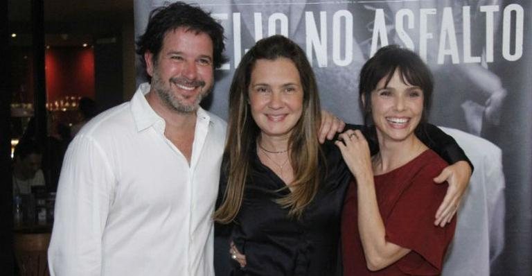 Murilo Benício, Adriana Esteves e Débora Falabella - Wallace Barbosa/Agnews