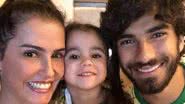 Deborah Secco, Maria Flor e Hugo Moura - Instagram / Reprodução