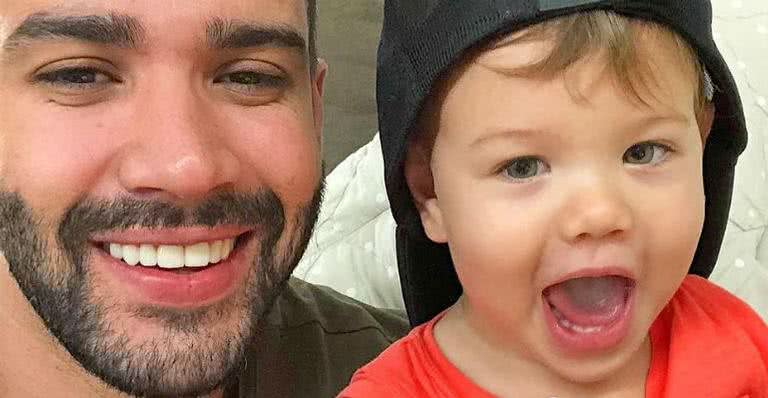 Gusttavo Lima e o filho, Gabriel - Reprodução Instagram