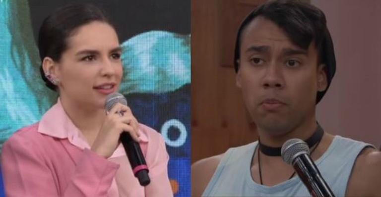 Kefera e convidado da plateia - Reprodução / TV Globo