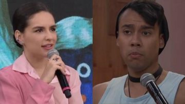 Kefera e convidado da plateia - Reprodução / TV Globo