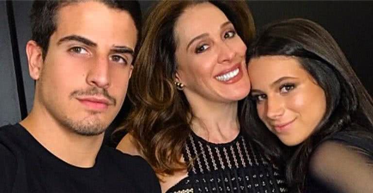 Enzo, Claudia Raia e Sophia - Reprodução/Instagram