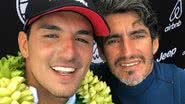 Gabriel Medina e o padrasto, Charles Saldanha - Reprodução Instagram