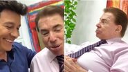 Rodrigo Faro e Silvio Santos - Reprodução