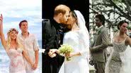 Karina Bacchi e Amaury Nunes, Meghan Markle e Príncipe Harry, Isis Valverde e André Resende - Reprodução / Instagram e Getty Images