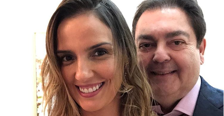 Luciana Cardoso e Fausto Silva - Reprodução/Instagram