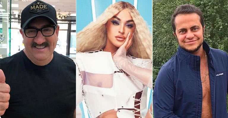 Ratinho, Pabllo Vittar e Thammy Miranda - Reprodução/Instagram