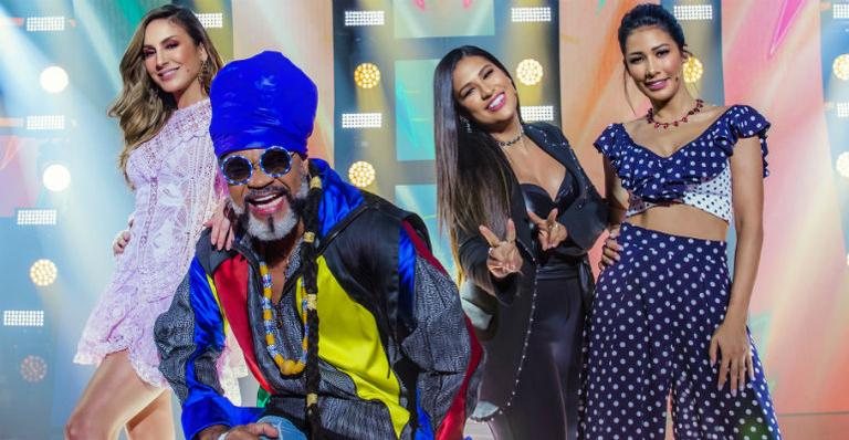 Claudia Leitte, Simone & Simaria e Carlinhos Brown - Globo/João Miguel Júnior