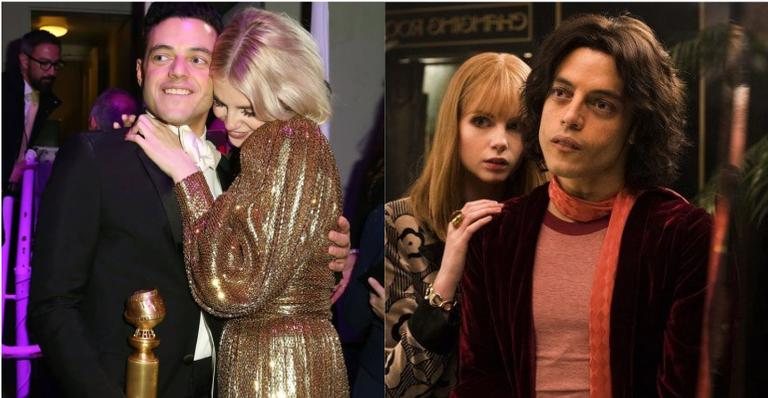 Rami Malek e Lucy Boynton - Getty Images/Reprodução