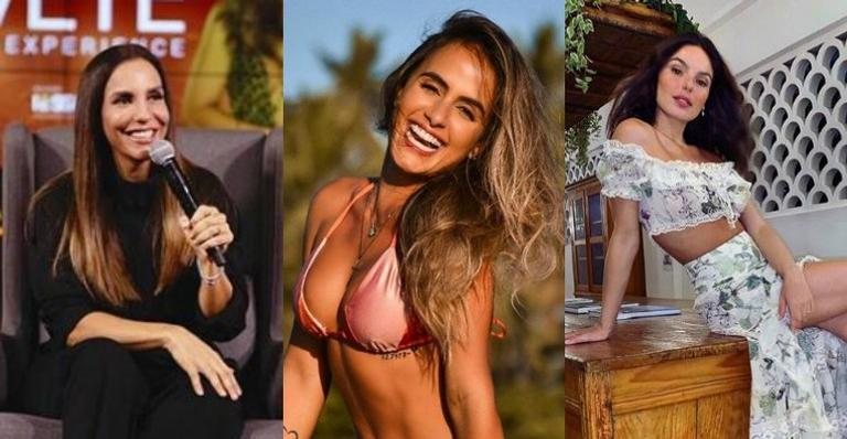 Ivete Sangalo, Carolina e Isis Valverde - Instagram / Reprodução