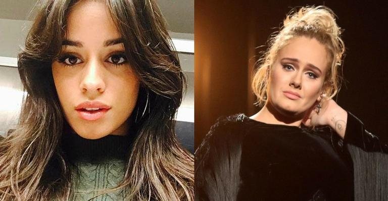 Camila Cabello e Adele - Instagram / Reprodução e Getty Images