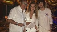 Galvão Bueno, Desirée Soares e Luca Bueno - Instagram/Reprodução