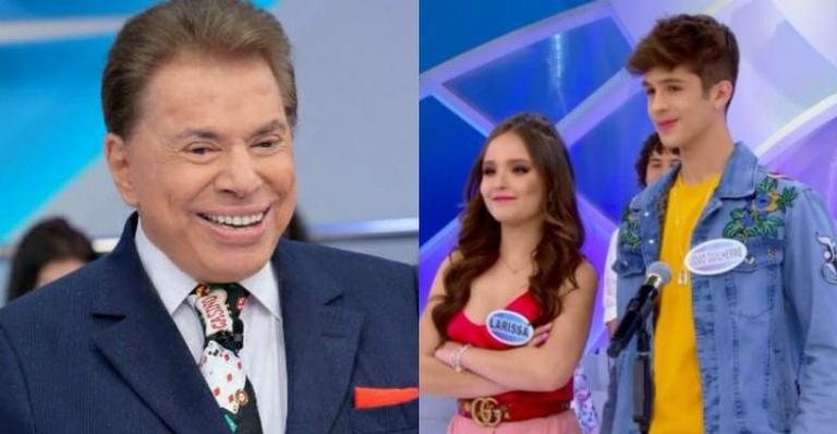 Larissa Manoela, João Guilherme e Silvio Santos - Reprodução / SBT