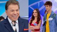 Larissa Manoela, João Guilherme e Silvio Santos - Reprodução / SBT