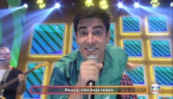 Humorista se apresentou no matinal de Fátima Bernardes - Reprodução/TV Globo