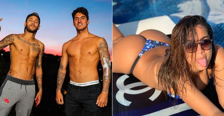 Neymar Jr. e Gabriel Medina comentam foto sensual de Anitta - Reprodução Instagram