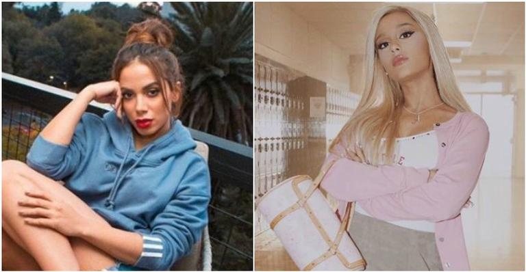 Anitta e Ariana Grande - Instagram / Reprodução