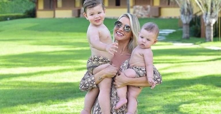 Andressa Suita, Gabriel e Samuel - Instagram/Reprodução