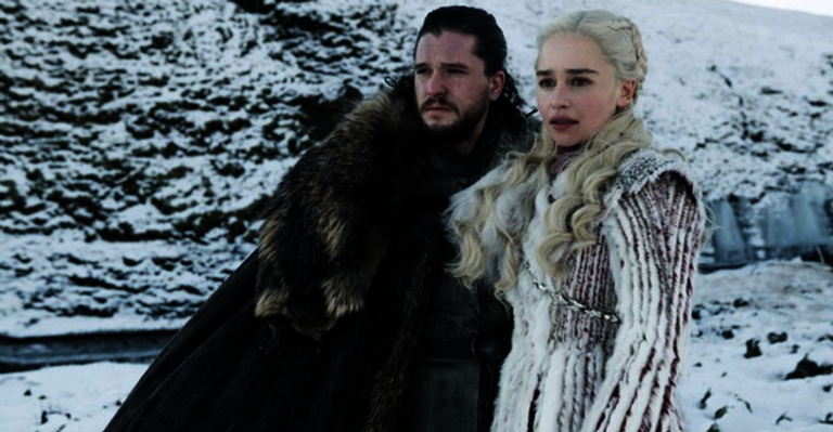 Jon Snow  e Daenerys Targaryen - Divulgação/HBO/Helen Sloan