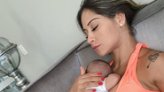 Mayra Cardi e sua filha Sophia Aguiar, de 3 meses. - Instagram/Reprodução