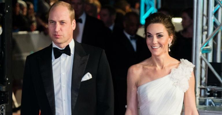 Príncipe William e Kate Middleton no BAFTA Awards 2019 - Getty Images