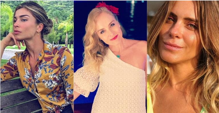 Grazi Massafera, Angelica e Carolina Dieckmann - Reprodução/Instagram