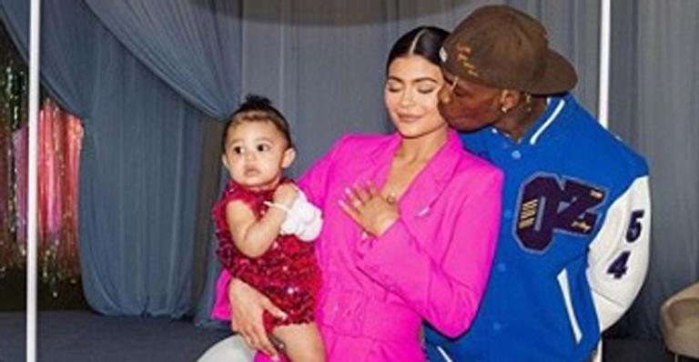 Kylie Jenner, Travis Scott e Stormi - Instagram/Reprodução