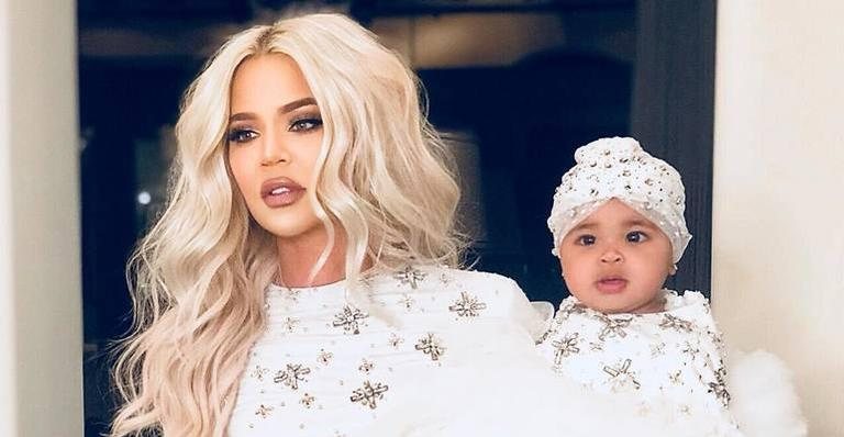 Khloé Kardashian e filha True - Reprodução/Instagram