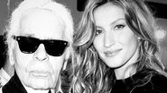 Gisele Bündchen e Karl Lagerfeld - Reprodução Instagram