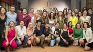 Elenco durante a coletiva - Globo/João Cotta