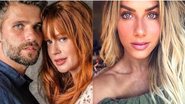 Bruno Gagliasso, Marina Ruy Barbosa e Giovanna Ewbank - Divulgação Globo e reprodução Instragram