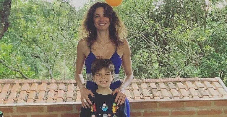 Luciana Gimenez e filho Lorenzo - Reprodução/Instagram