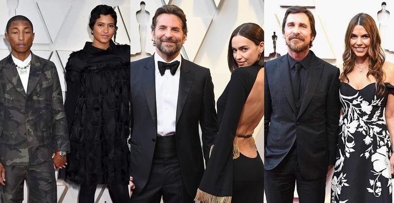 Pharrell Williams e Helen Lasichanh, Bradley Cooper e Irina Shayk, Christian Bale e Sibi Blazic. - Gettyimages