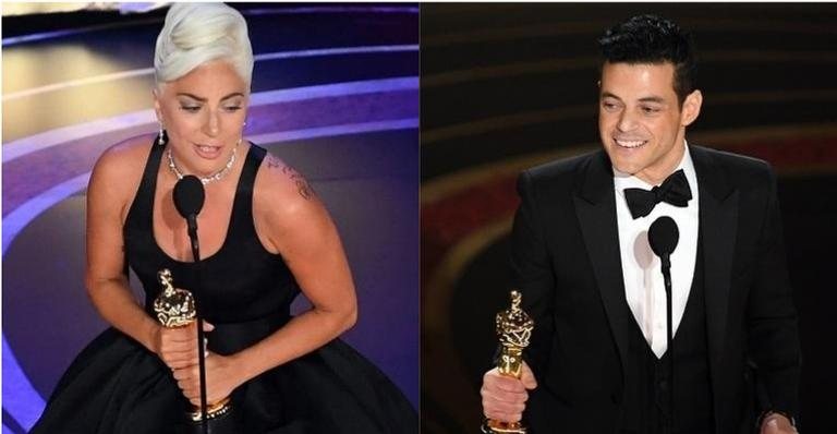 Rami Malek e Lady Gaga - Reprodução/Instagram