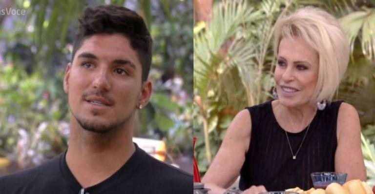 Gabriel Medina tomou café da manhã com Ana Maria Braga - Reprodução/TV Globo