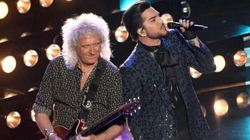 Brian May, guitarrista do Queen, e Adam Lambert no Oscar 2019 - Getty Images