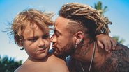 Neymar e Davi Lucca - Reprodução/Instagram