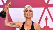 Lady Gaga comemorando a sua primeira estatueta do Oscar - Instagram/Reprodução