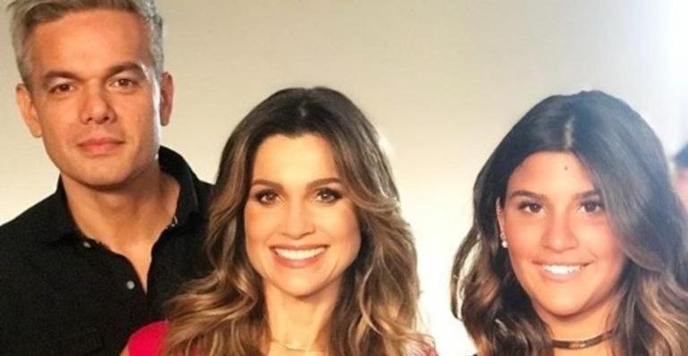 Otaviano Costa, Flávia Alessandra e Giulia Costa - Instagram/Reprodução