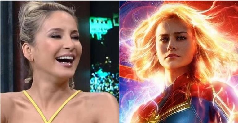 Claudia Leitte e Capitã Marvel - Divulgação / Disney e Reprodução / Instagram