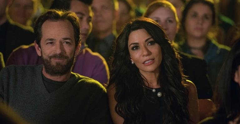 Luke Perry com a colega de elenco Marisol Nichols - Reprodução/ Instagram