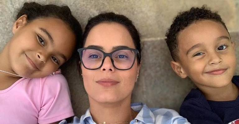 Maria Eduarda, Luciele Di Camargo e Davi - Reprodução/Instagram