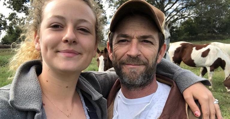 Sophie e o pai, Luke Perry - Reprodução/ Instagram