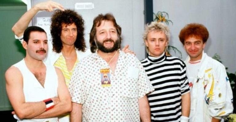 Queen com o famoso empresário Gerry Stickells - Reprodução/ Instagram