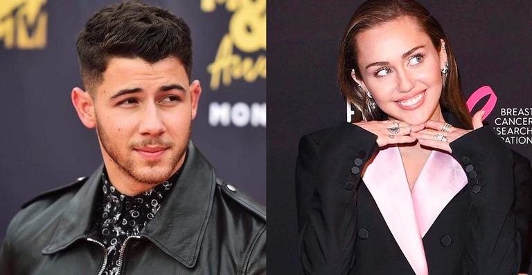 Nick Jonas e Miley Cyrus - Instagram/Reprodução