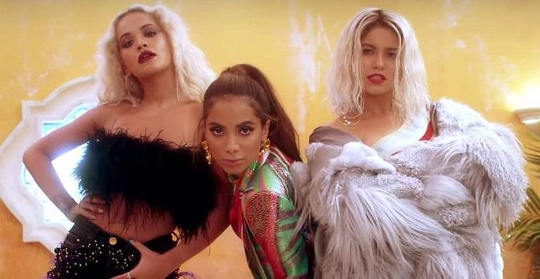 Rita Ora, Anitta e Sófia Reyes - Youtube/Reprodução