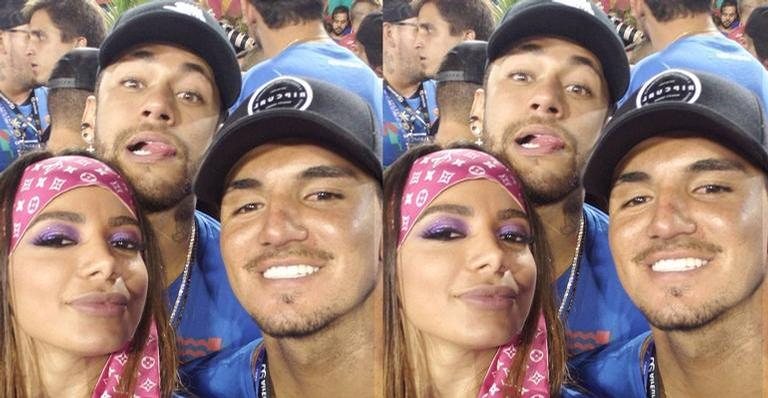 Anitta, Neymar Jr. e Gabriel Medina - Instagram / Reprodução