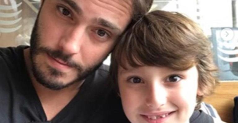 Thiago Rodrigues e o filho - Reprodução/Instagram